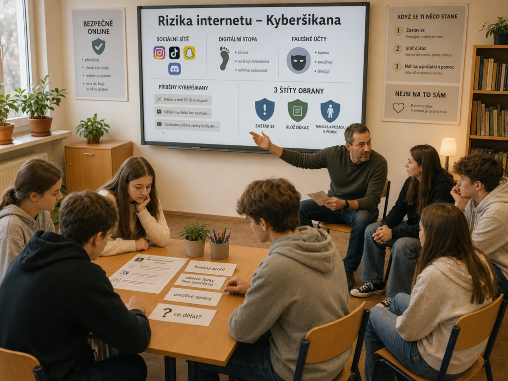 Rizika internetu – Kyberšikana
