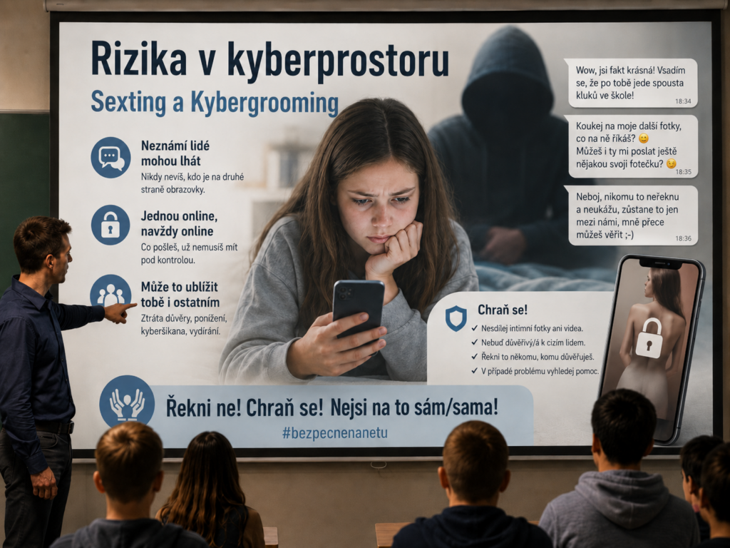 Rizika internetu – Sexting a kybergrooming